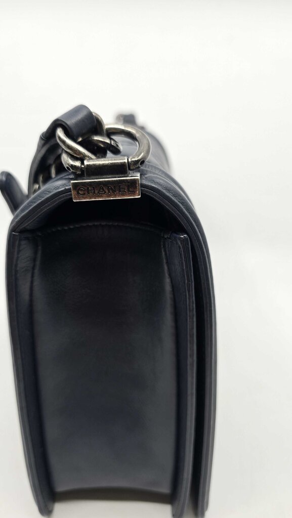 Chanel Double Stitch Lambskin Boybag