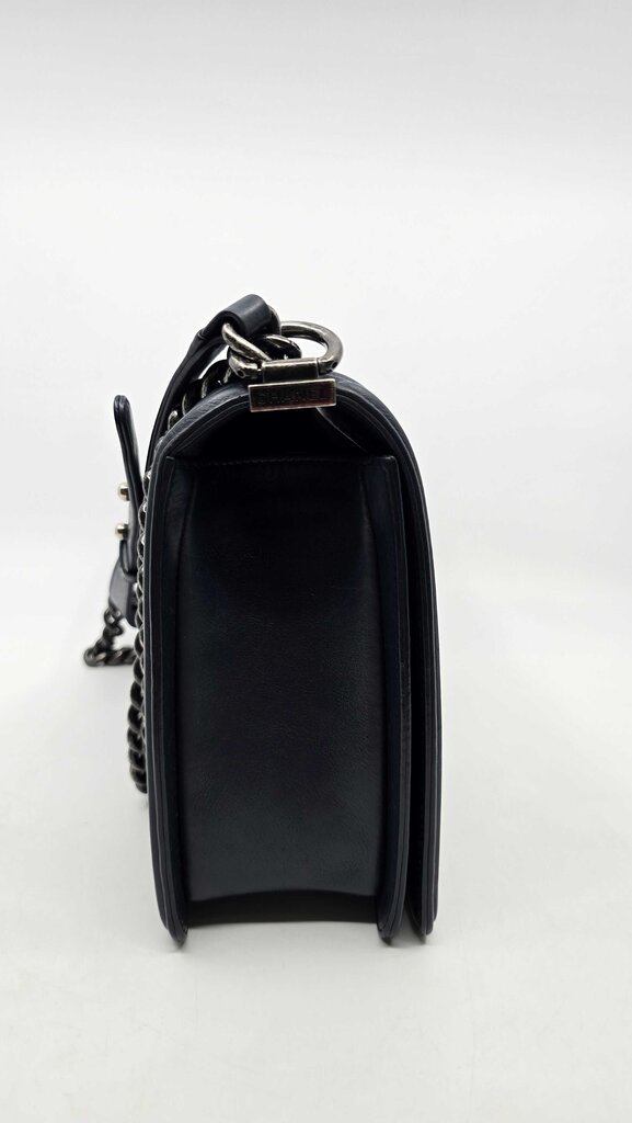 Chanel Double Stitch Lambskin Boybag