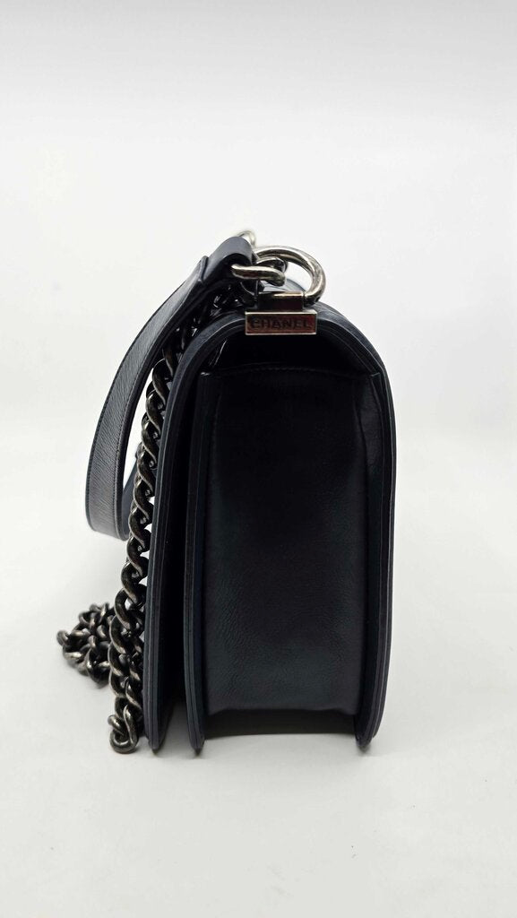 Chanel Double Stitch Lambskin Boybag