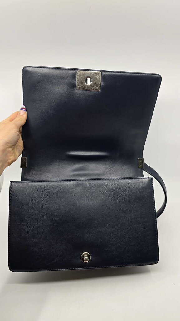 Chanel Double Stitch Lambskin Boybag