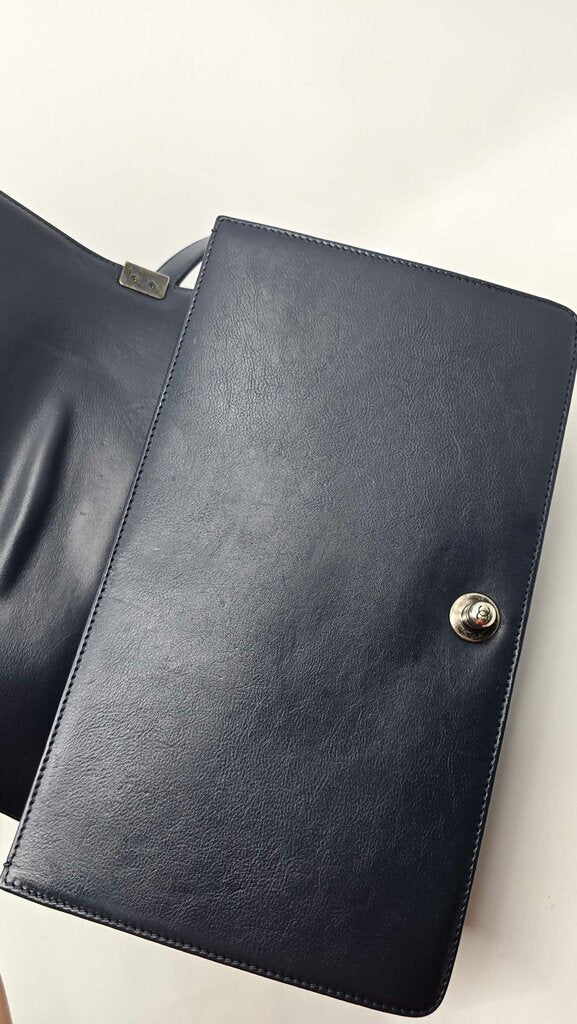 Chanel Double Stitch Lambskin Boybag