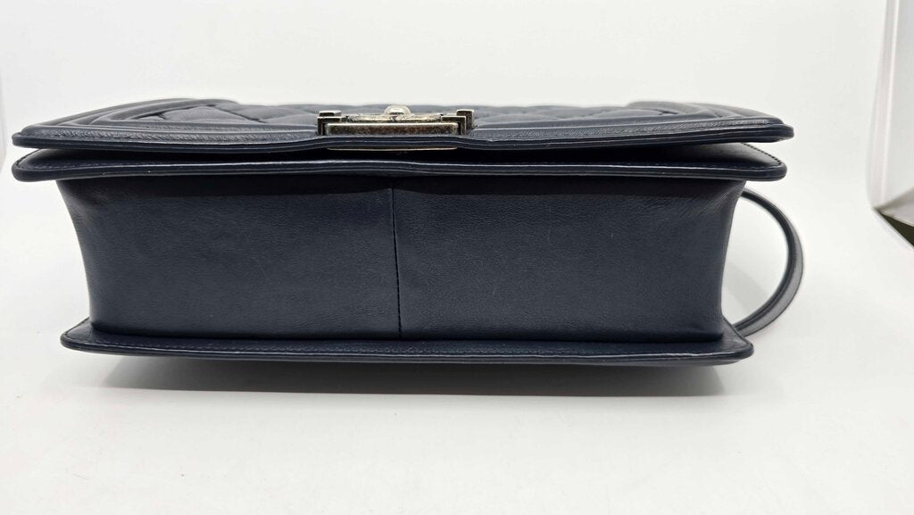 Chanel Double Stitch Lambskin Boybag