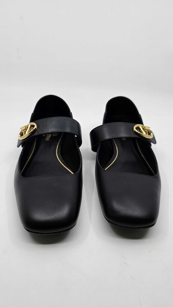 Valentino VLOGO Locker Mary Jane Ballerina Flats