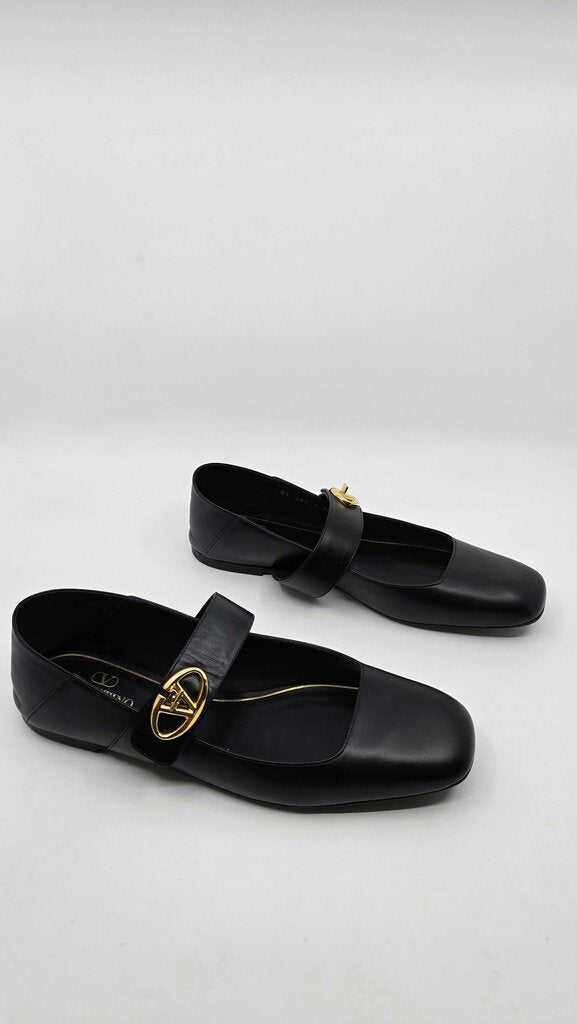 Valentino VLOGO Locker Mary Jane Ballerina Flats