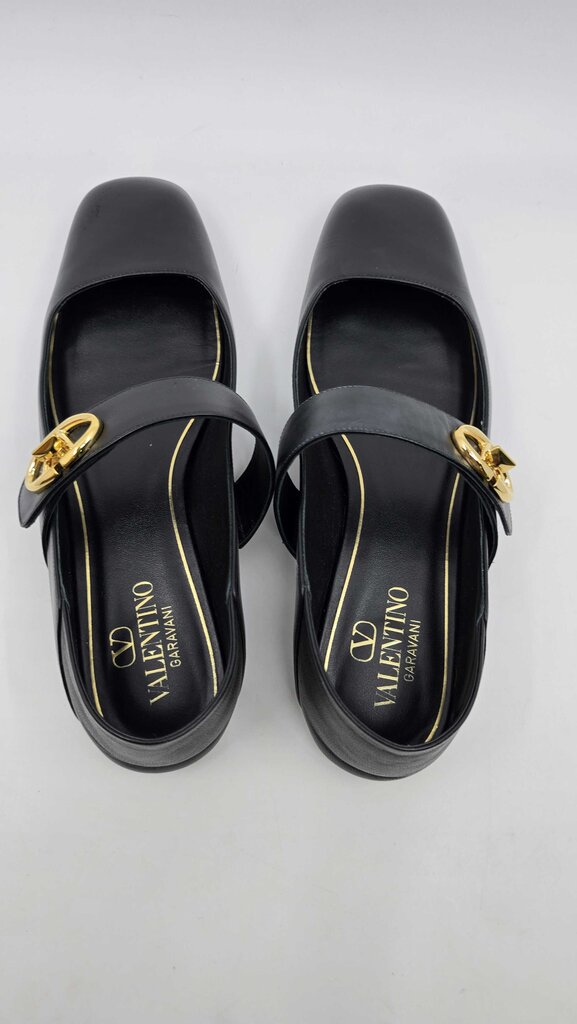 Valentino VLOGO Locker Mary Jane Ballerina Flats
