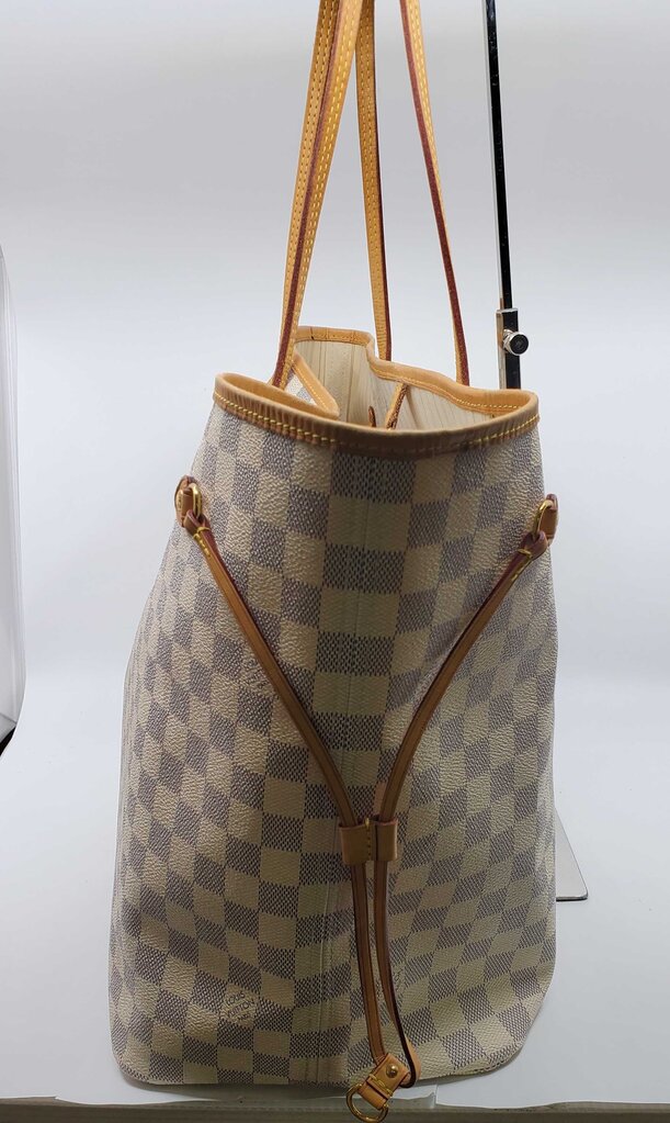 Louis Vuitton Neverfull GM Damier Azur w/ Pouch