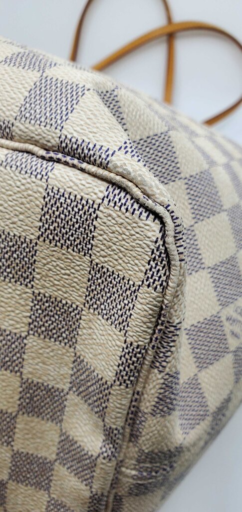 Louis Vuitton Neverfull GM Damier Azur w/ Pouch