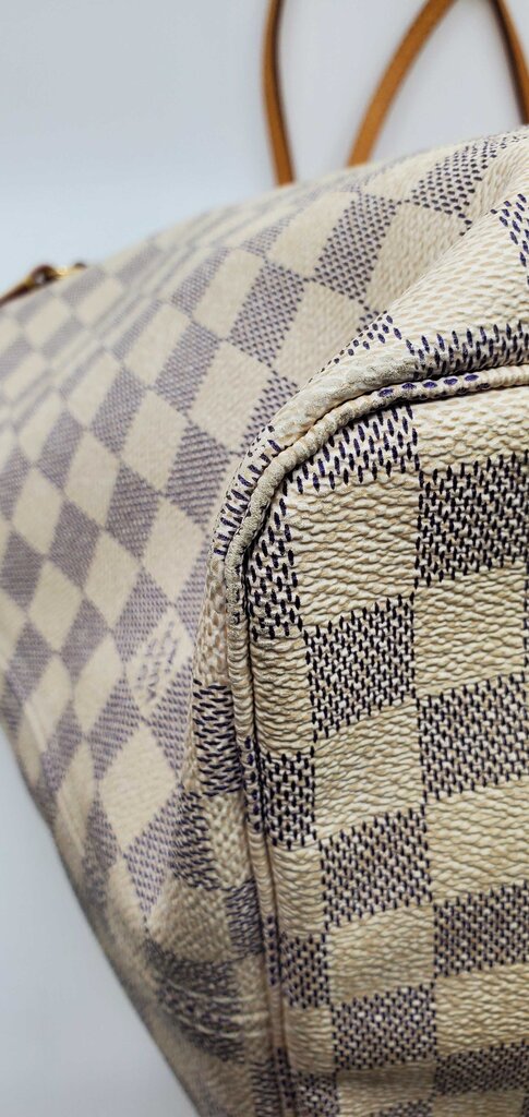 Louis Vuitton Neverfull GM Damier Azur w/ Pouch