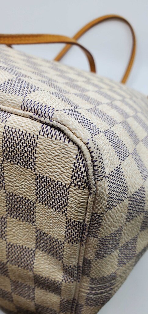 Louis Vuitton Neverfull GM Damier Azur w/ Pouch