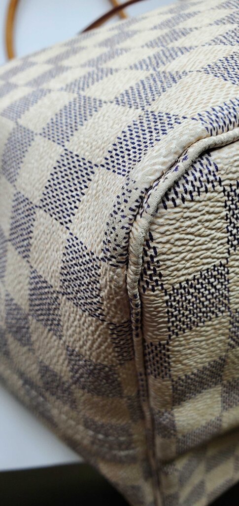 Louis Vuitton Neverfull GM Damier Azur w/ Pouch