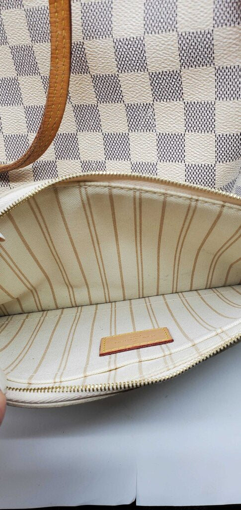 Louis Vuitton Neverfull GM Damier Azur w/ Pouch