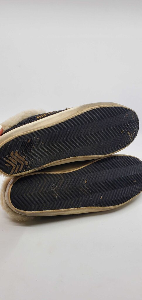 Golden Goose Shearling Sneaker Mules