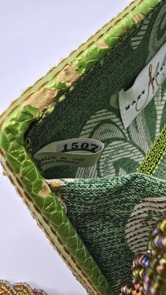 Mary Frances "Toast of the Town" Beaded Handbag w/ Wine Motif