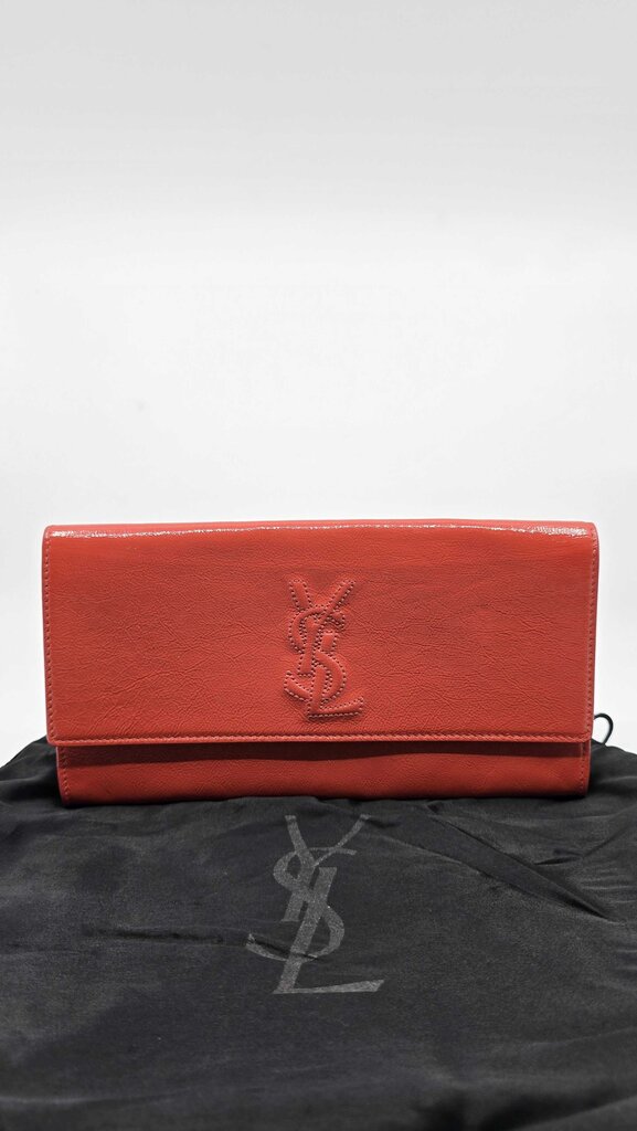 YSL Belle De Jour Patent Leather Clutch