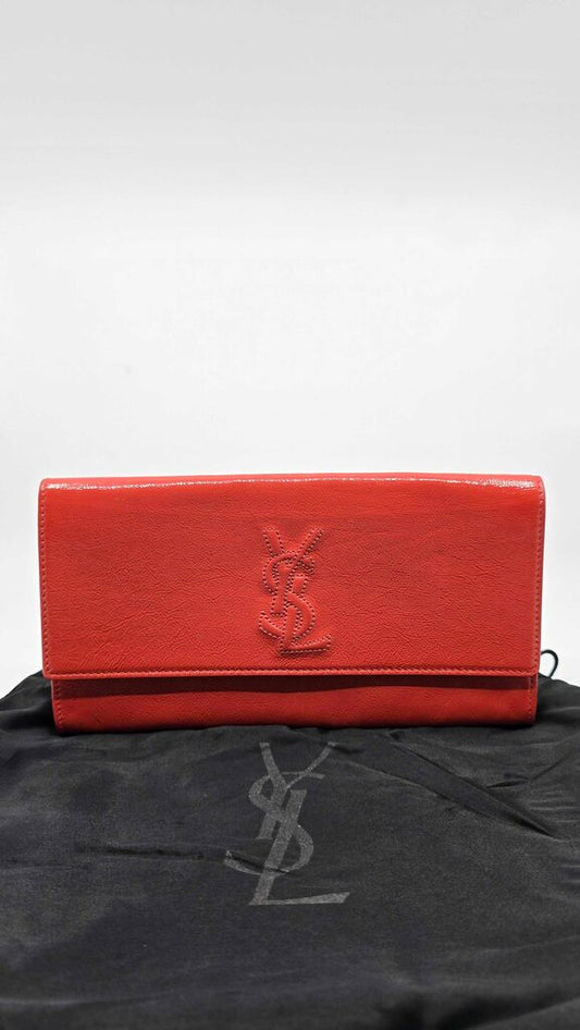 YSL Belle De Jour Patent Leather Clutch