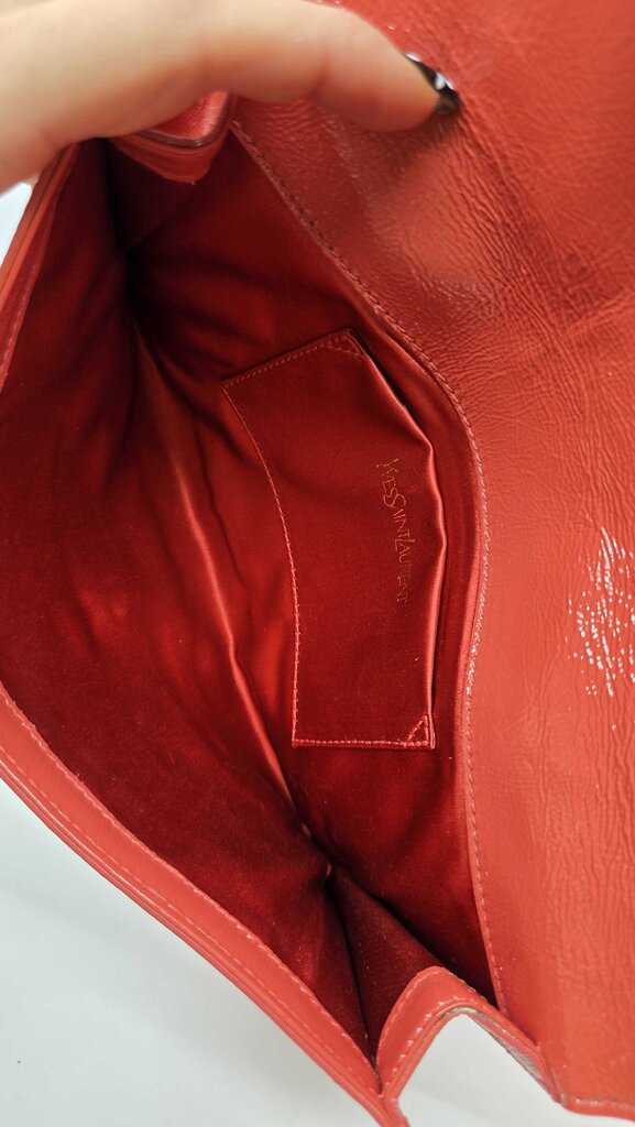YSL Belle De Jour Patent Leather Clutch