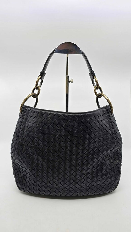 Bottega Veneta Nappa Intrecciato Loop Hobo