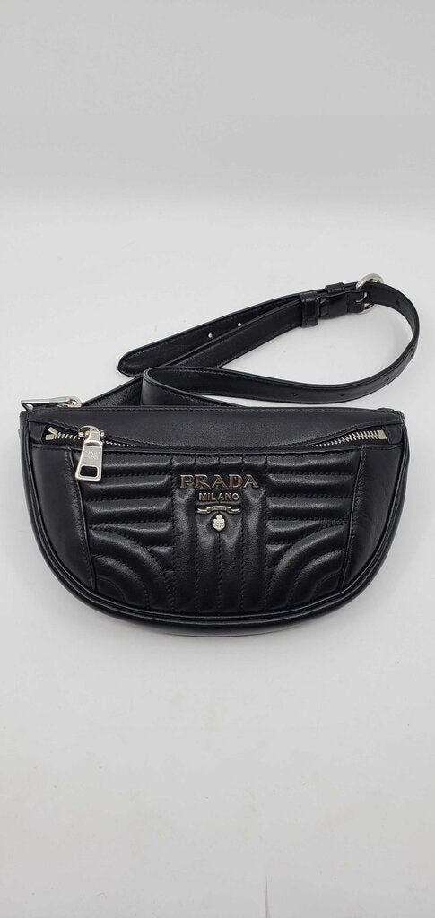 Prada Soft Calfskin Impunture Diagramme Belt Bag