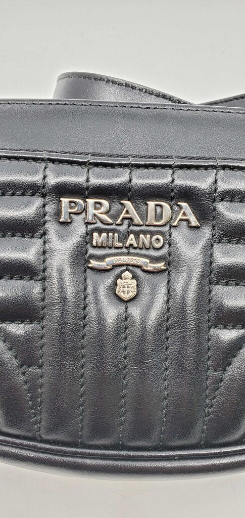 Prada Soft Calfskin Impunture Diagramme Belt Bag