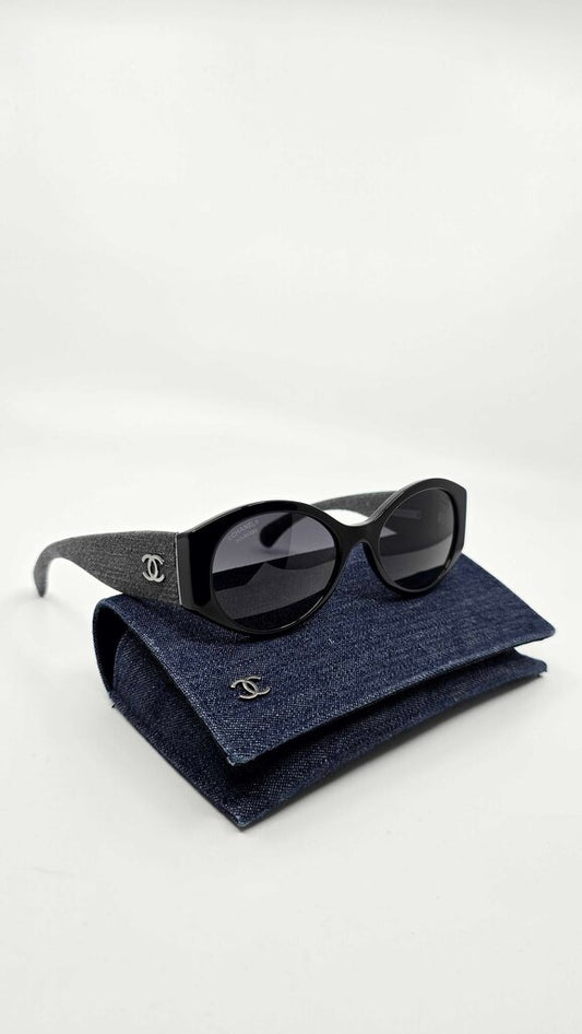 Chanel Denim Polarized Sunglasses 5405
