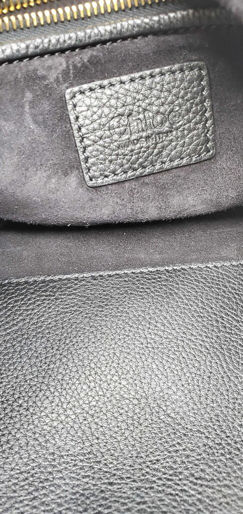 Chloe Marcie Large Double Carry Satchel Grained Leather