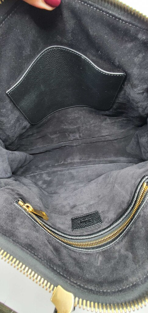 Chloe Marcie Large Double Carry Satchel Grained Leather