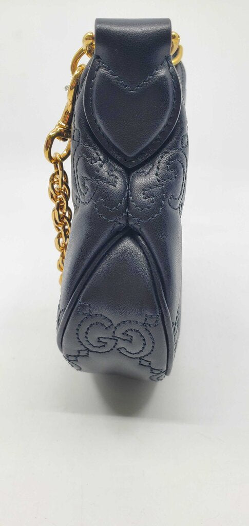 Gucci GG Calfskin Matelasse Mini Slim Chain Shoulder Bag
