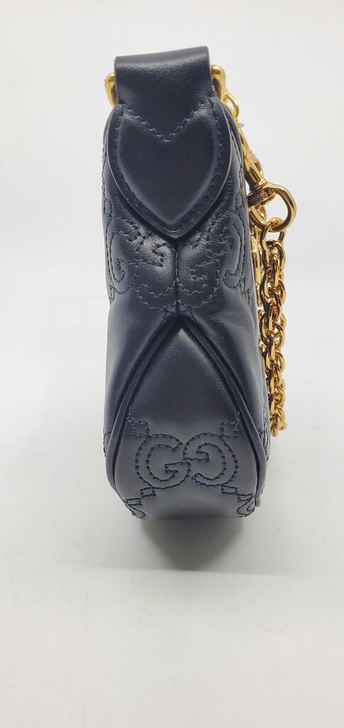 Gucci GG Calfskin Matelasse Mini Slim Chain Shoulder Bag