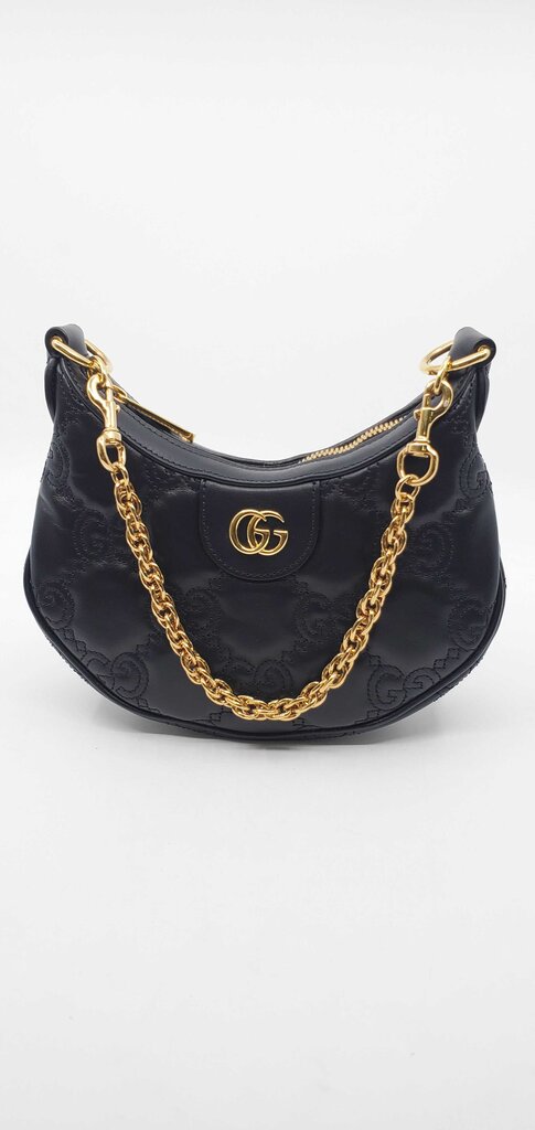 Gucci GG Calfskin Matelasse Mini Slim Chain Shoulder Bag