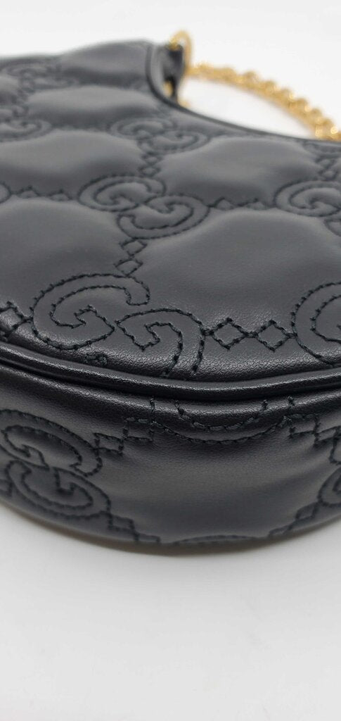 Gucci GG Calfskin Matelasse Mini Slim Chain Shoulder Bag