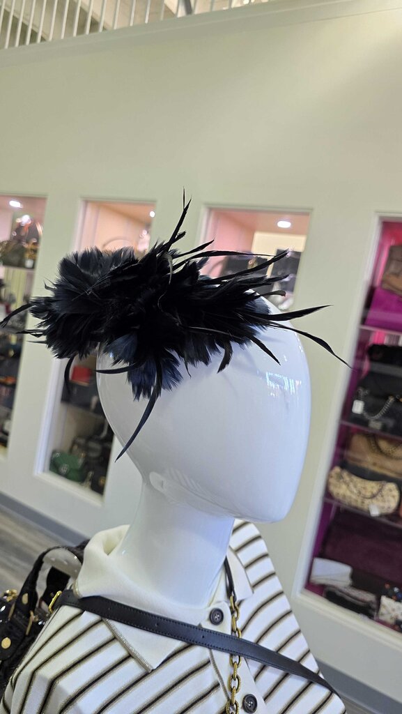 Harrods Feather Hairpiece