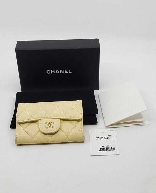 Chanel Cavier Quilted Flap Wallet