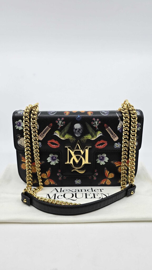 Alexander Mcqueen Insignia Obsession Print Crossbody
