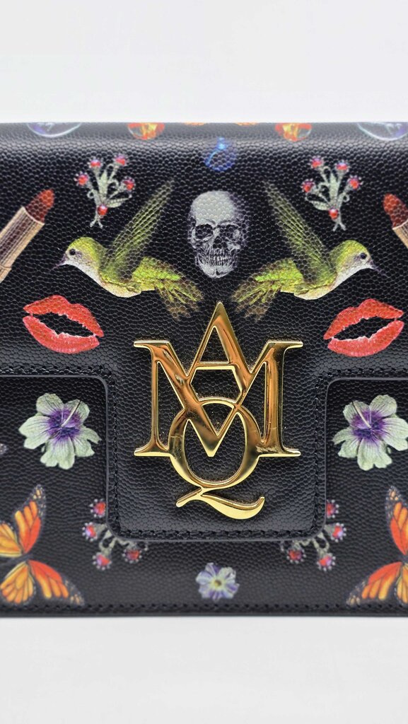Alexander Mcqueen Insignia Obsession Print Crossbody