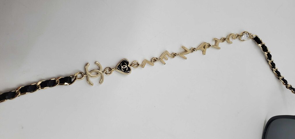 Chanel Square Sunglasses Acetate & Chain