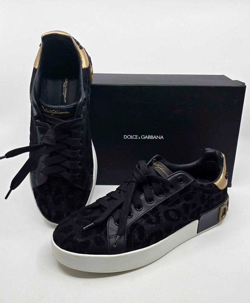 Dolce & Gabbana Portofino Sneakers Lurex Fabric
