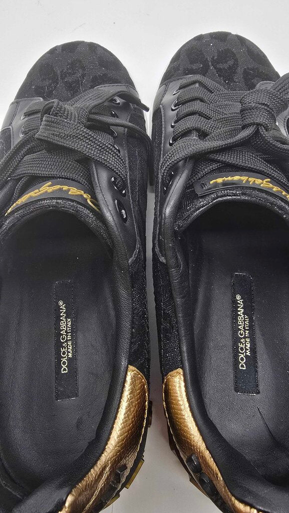 Dolce & Gabbana Portofino Sneakers Lurex Fabric