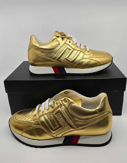 Versace 2017 Metallic Greca Sneakers