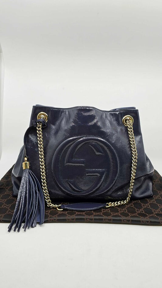 Gucci Interlocking G Patent Bag