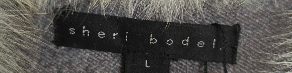 Sheri Bodell Jacket w/ Suede Exterior & Fox Fur Collar