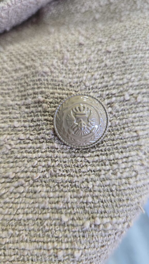 L'Agence Brooke Double Breasted Tweed Cropped Blazer