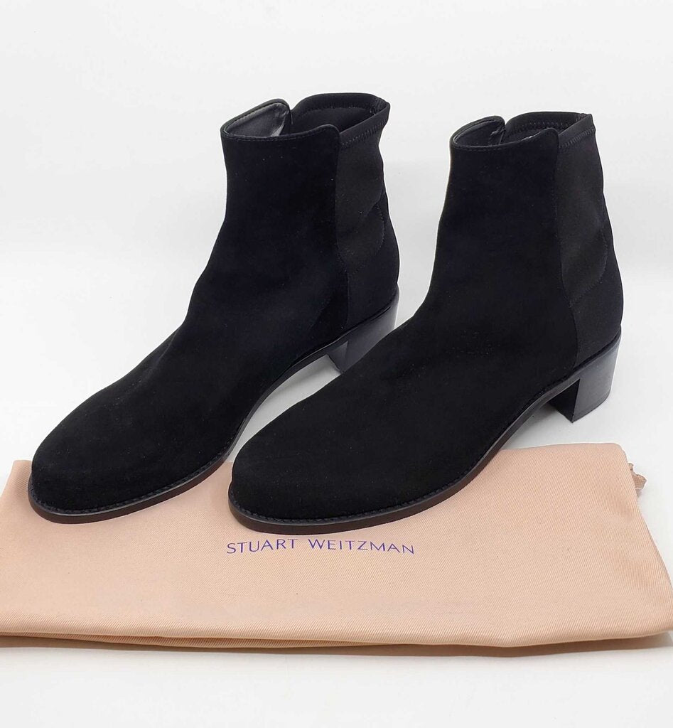 Stuart Weitzman suede bootie
