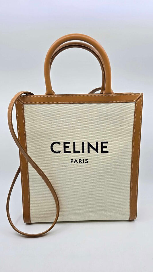 Celine Vertical Cabas Tote Bag
