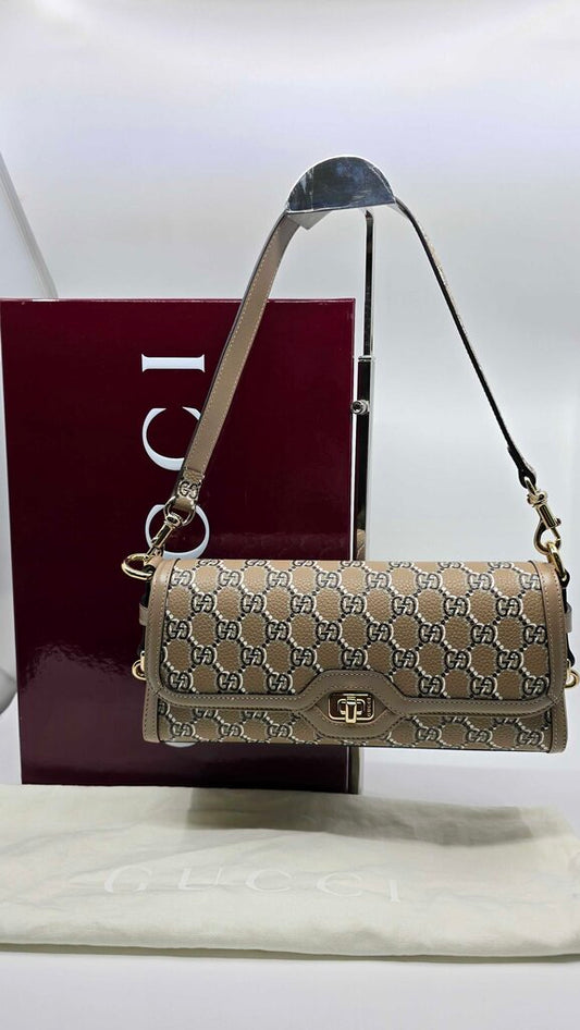 Gucci GG Shadow Monogram Luce Shoulder Bag