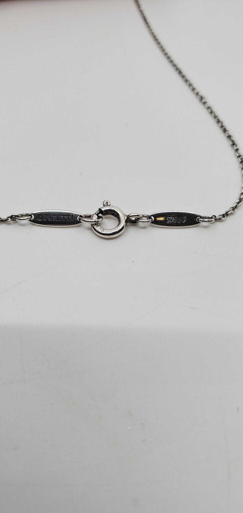 Tiffany & Co. Elsa Pereetti Open Heart Pendant Necklace
