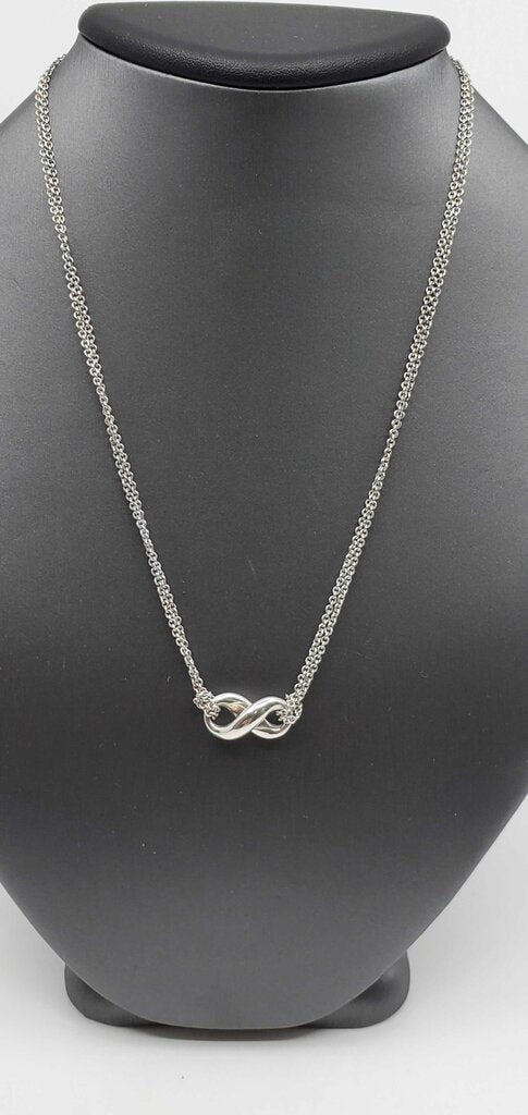 Tiffany & Co. Infinity Pendant on Double Chain