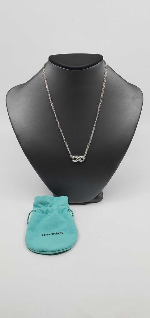 Tiffany & Co. Infinity Pendant on Double Chain
