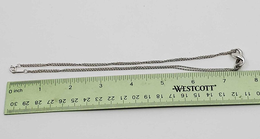 Tiffany & Co. Infinity Pendant on Double Chain