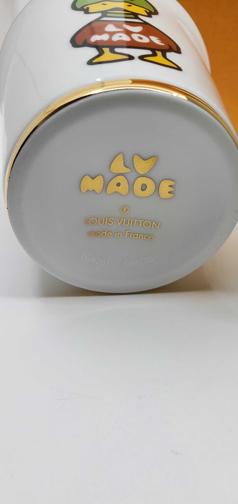Louis Vuitton Virgil Abloh x Nigo Set of Four Multicolor Porcelain Cups