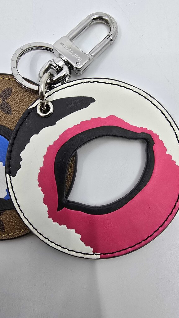 Louis Vuitton x Kansai Yamamoto Kabuki Mask Bag Charm & Key Holder in Monogram Reverse